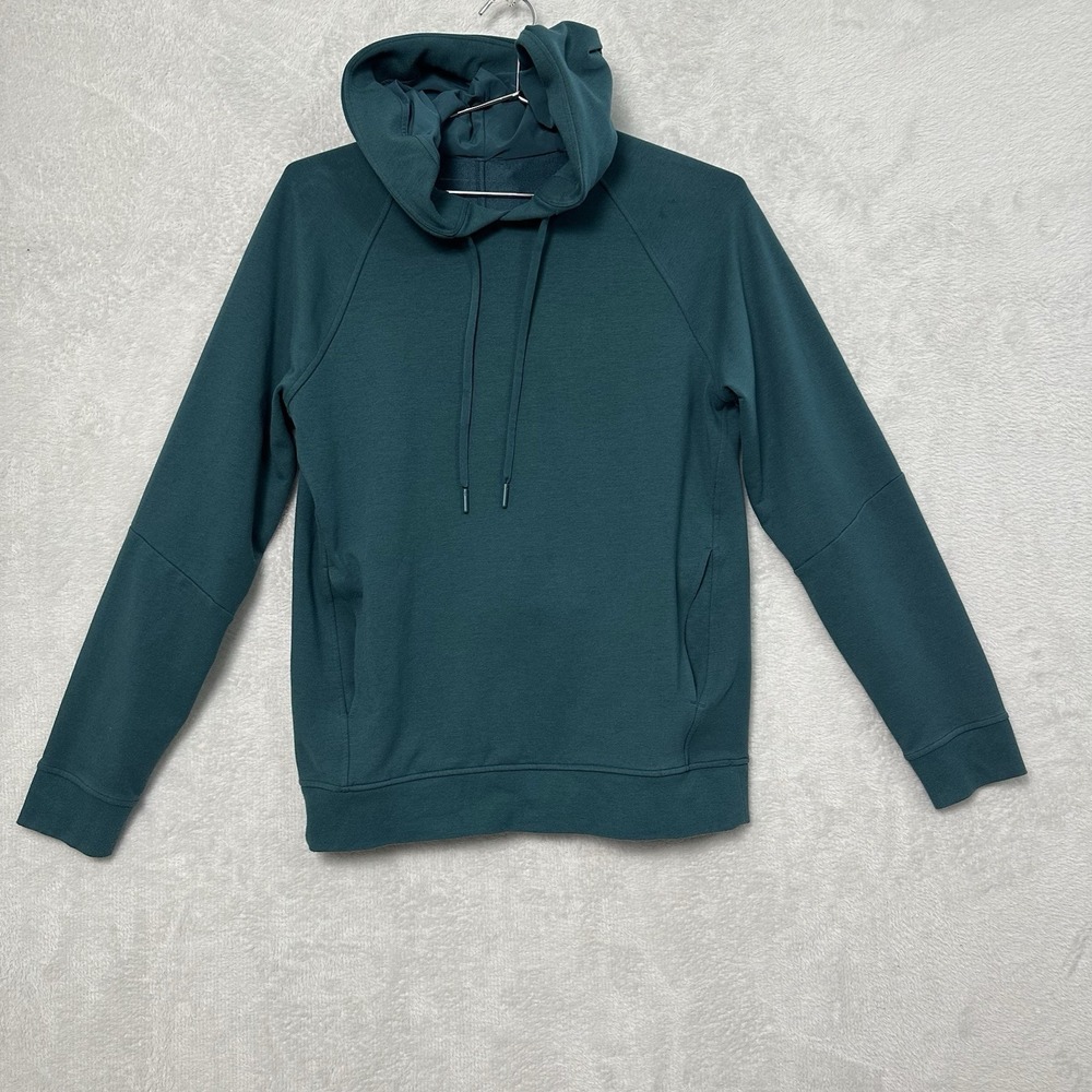 Lululemon City Sweat Pullover Hoodie Men's Size XS Teal LM3AUPS Athletic READ